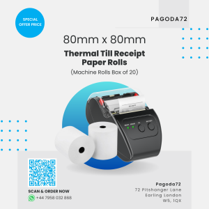 Thermal Till Receipt Paper Rolls (Box of 20)