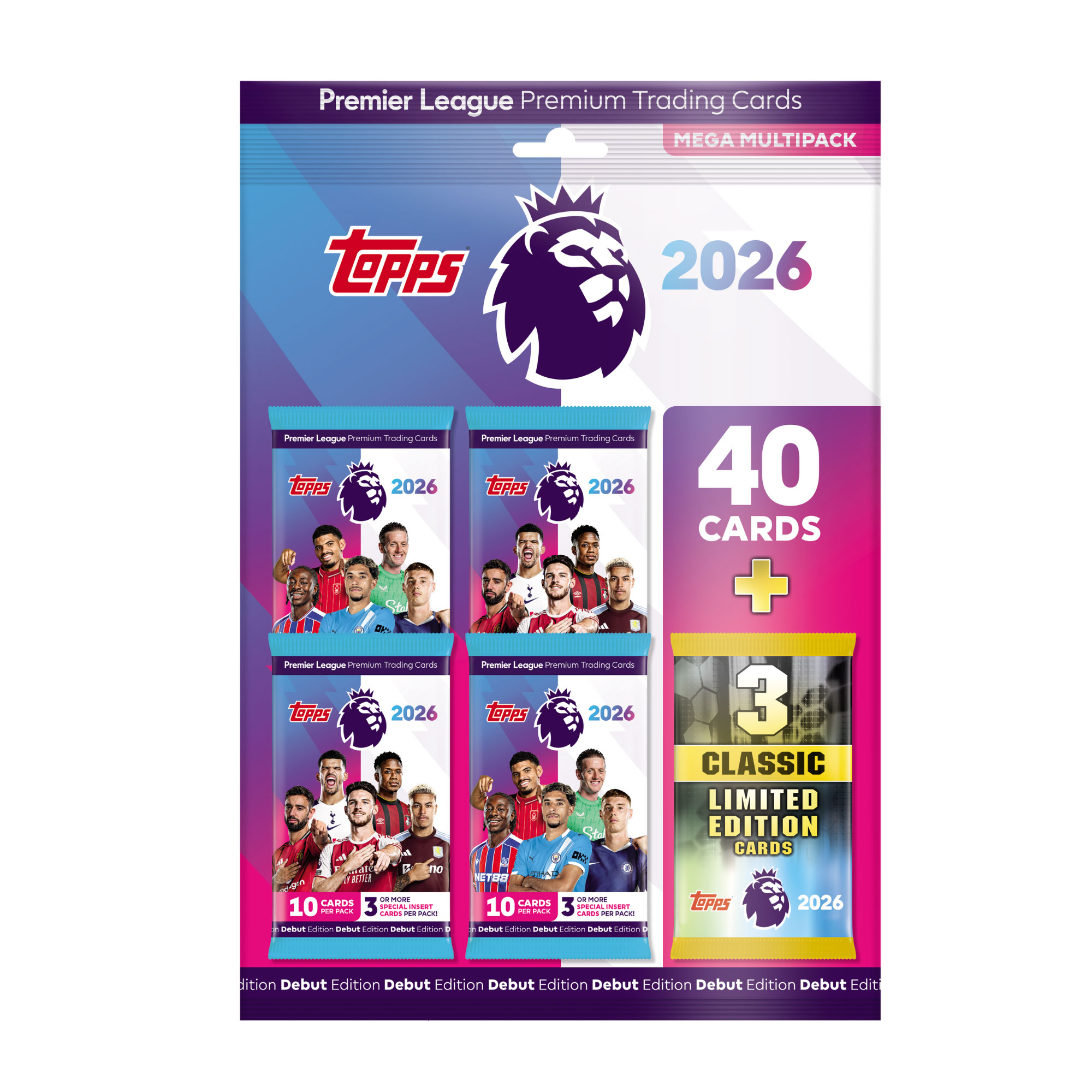 Topps Premier League 2026 Debut Edition - Mega Multipack
